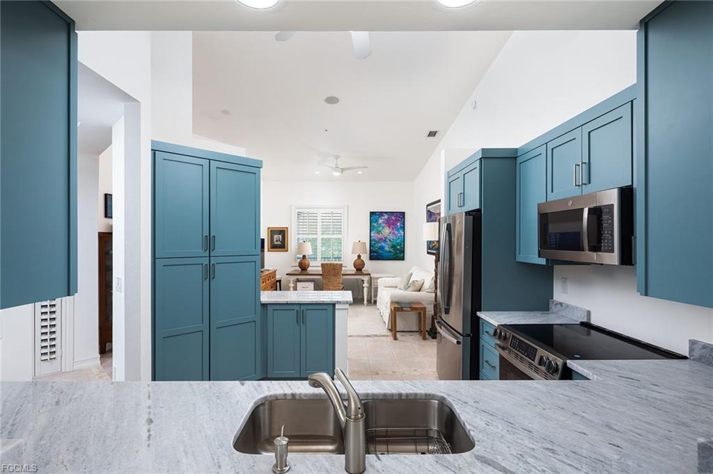 Bright, Modern, Coastal Inspired Kitchen Remodel in Naples, FL by Olde Florida Contracting, Inc. project photo 2